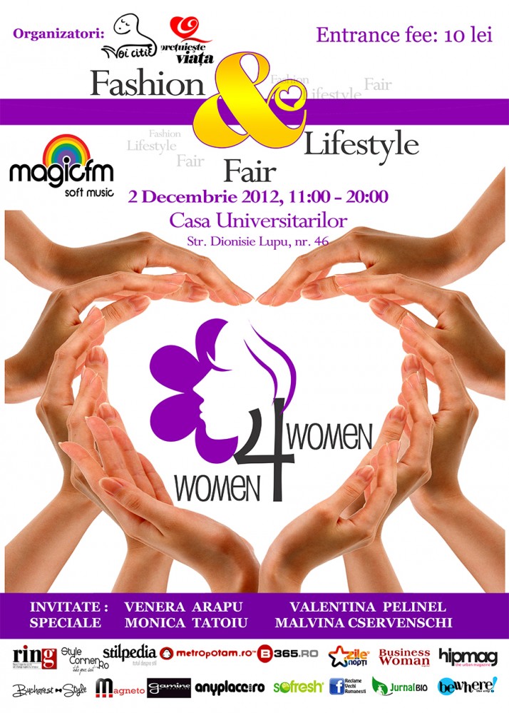 Women for Women Fashion&Lifestyle Fair isi deschide portile pe 2 decembrie