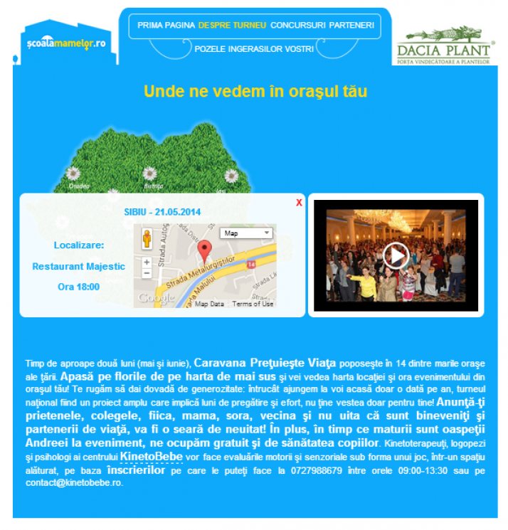 Caravana Pretuieste Viata poposeste la Sibiu!