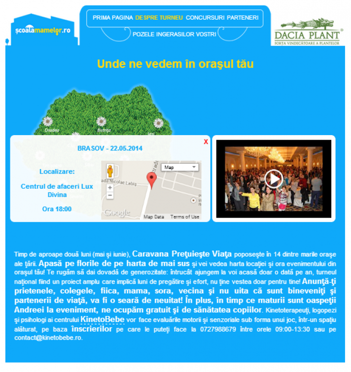 Caravana Pretuieste Viata poposeste la Brasov!