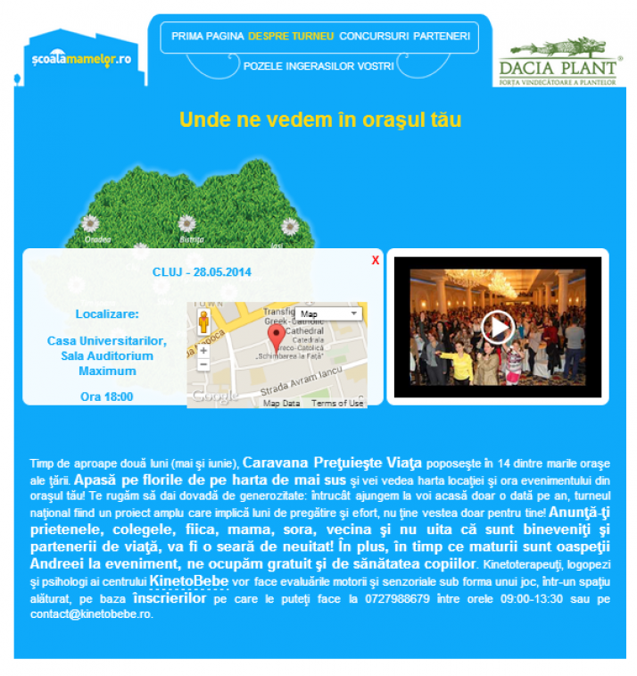 Caravana Pretuieste Viata poposeste la Cluj!