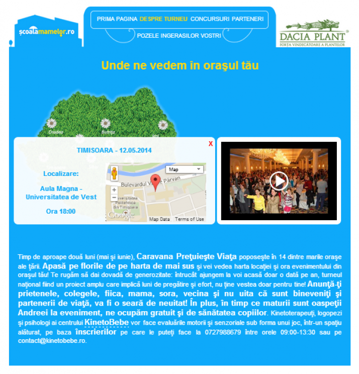 Caravana Pretuieste Viata poposeste la Timisoara!