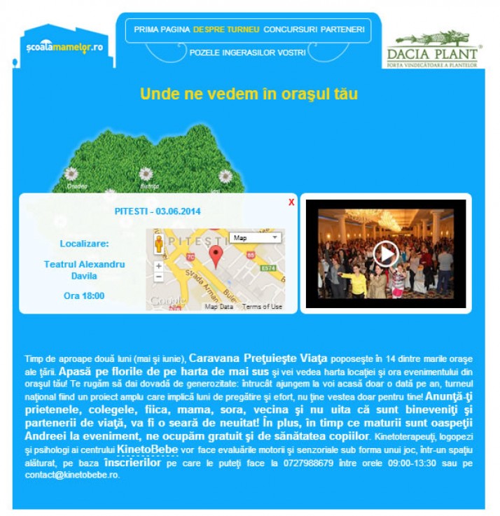 Caravana Pretuieste Viata poposeste la Pitesti!