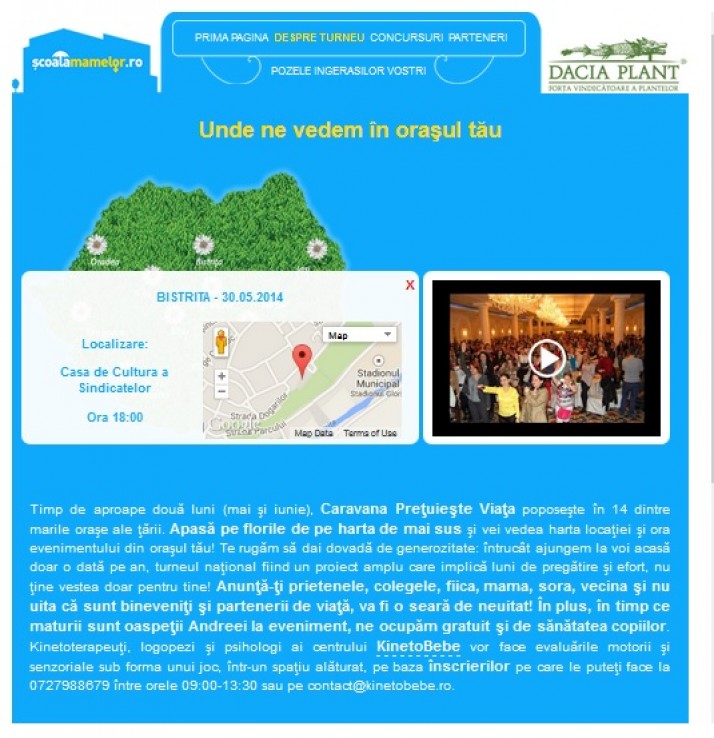 Caravana Pretuieste Viata poposeste la Bistrita!