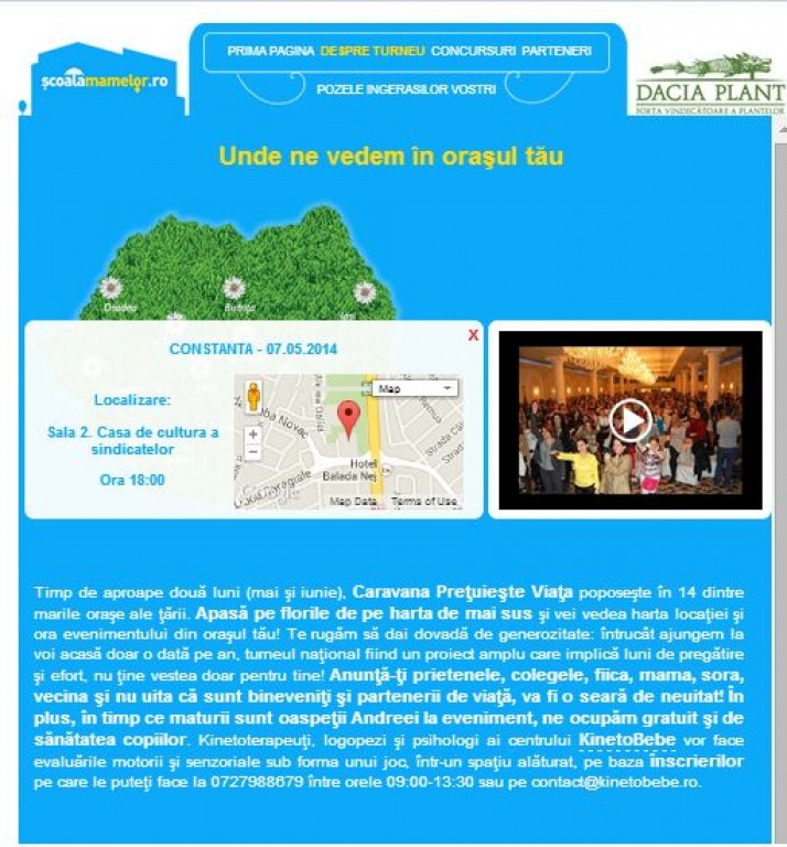 Caravana Pretuieste Viata poposeste in Constanta si Galati!