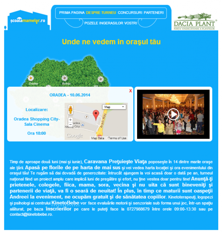 Caravana Pretuieste Viata poposeste la Oradea!